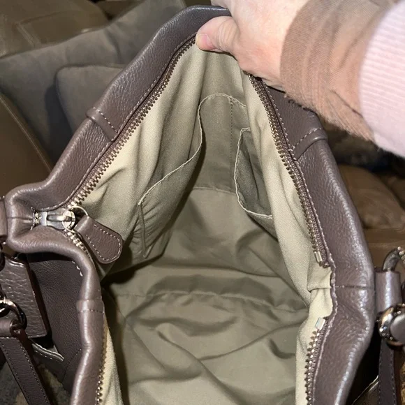 Coach Dark Brown Leather Bag - Picture 11 of 16